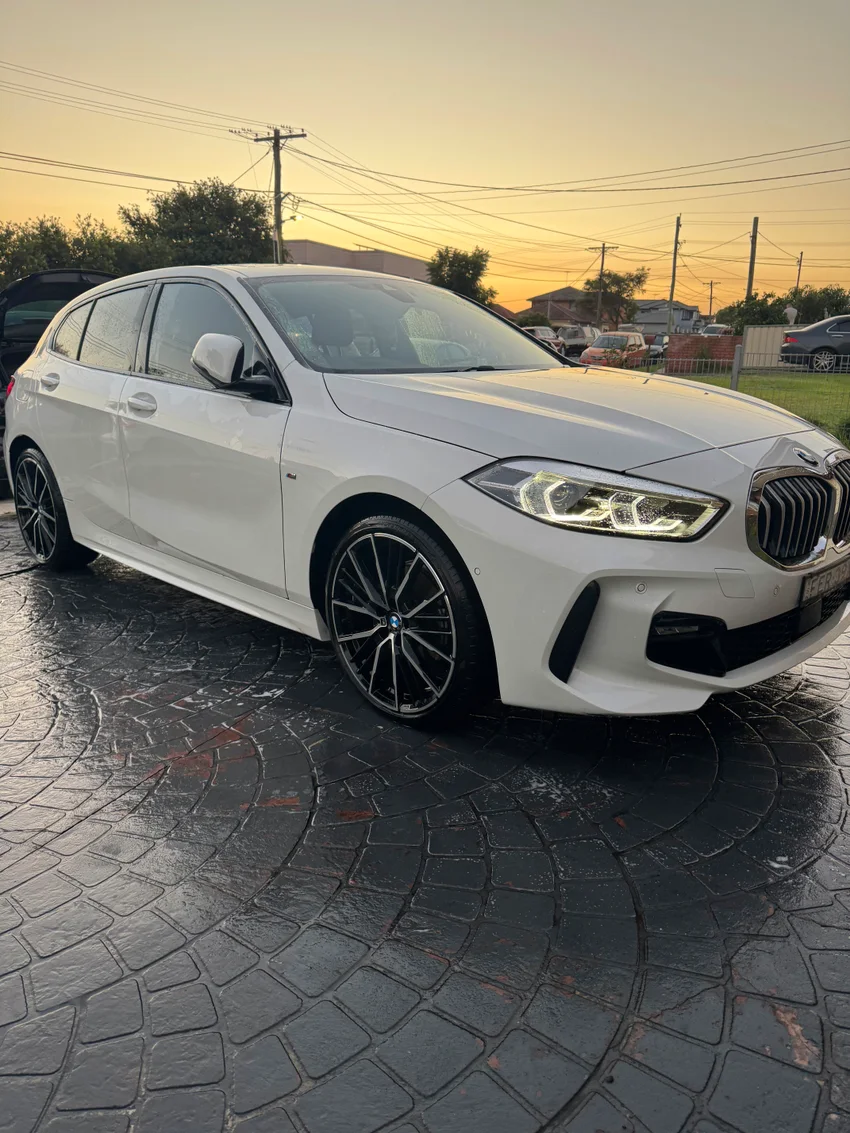 White BMW