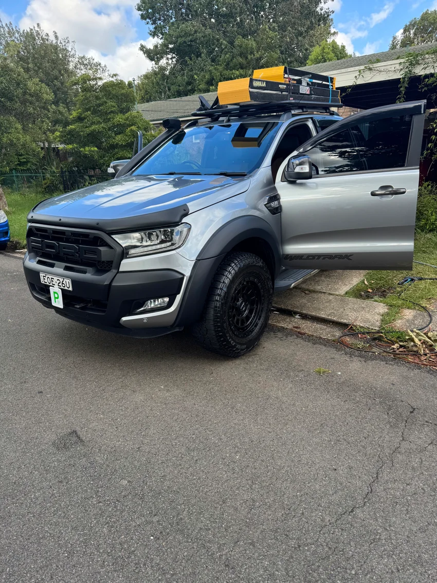 Ford Ranger at a mobile detailing visit