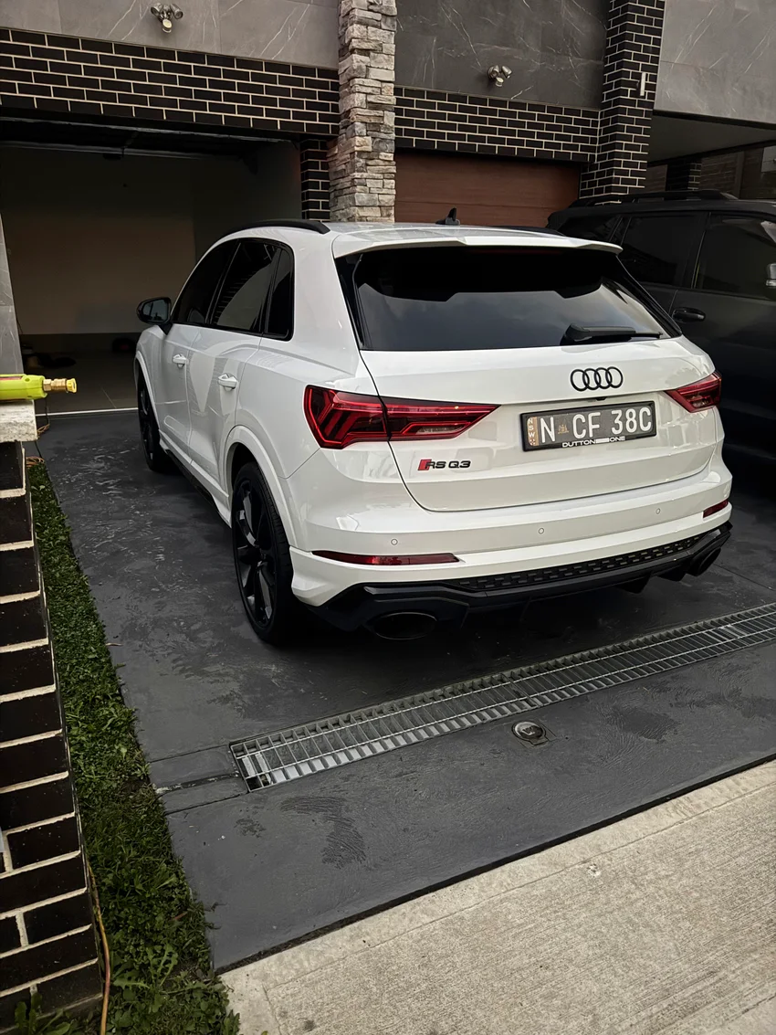 White Audi SUV
